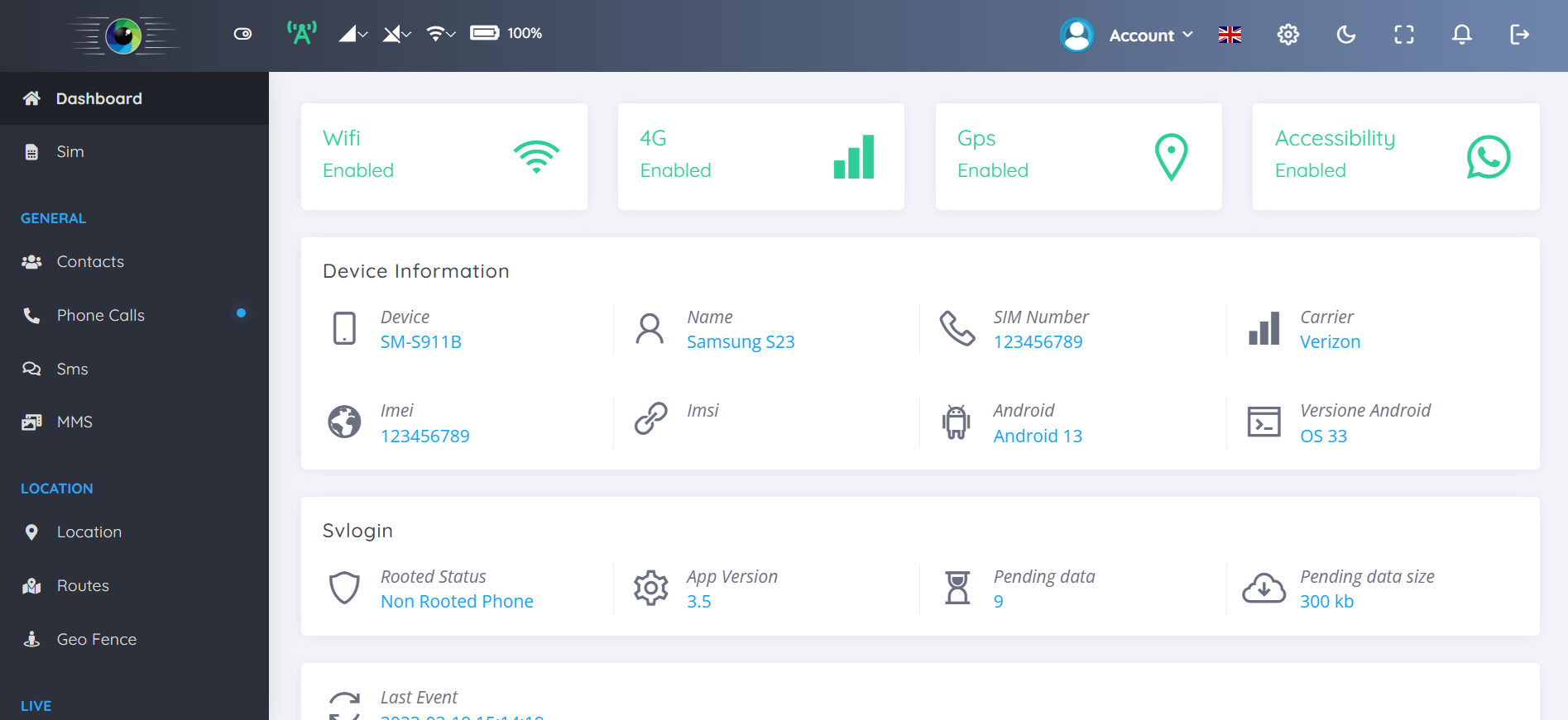 Dashboard Preview